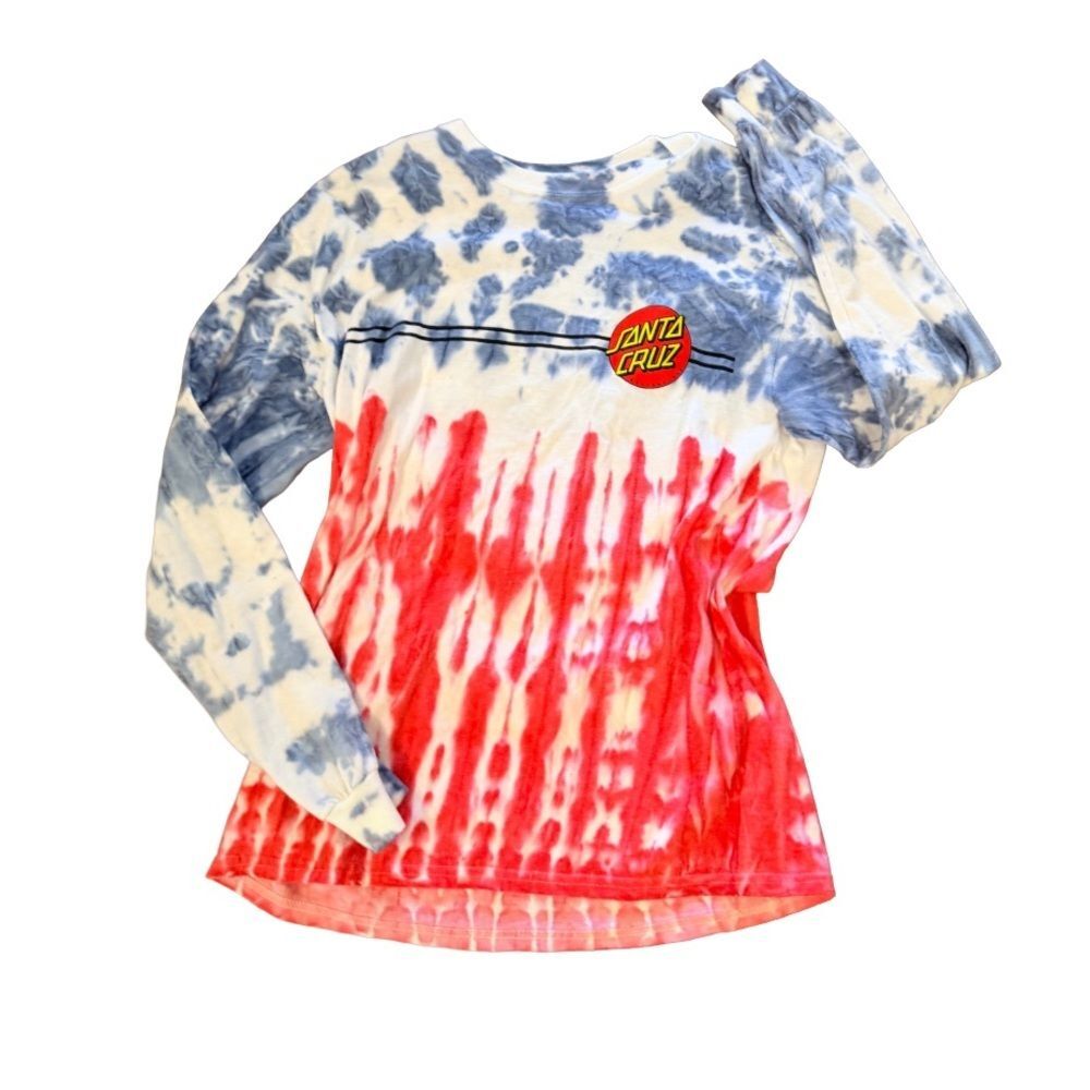Santa-cruz Men's Red and Blue T-shirt